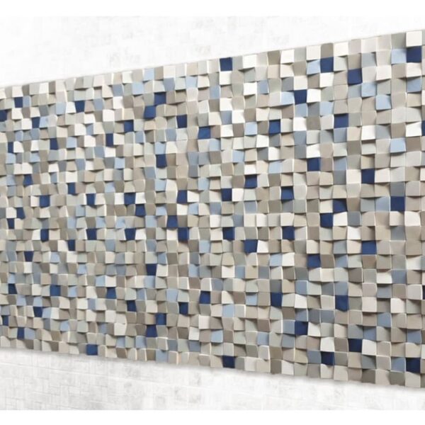 Cuadro mural de madera grande para salón